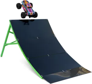 High$ Flips & Tricks Large RC Ramp for Jumping - 21 inches high! - Ultimate Stunt & Bashing Ramp for 1/12 vagueness regular inconspicuous modestly & 1/16 Scale Remote Control Cars and Trucks - RC Car Ramps for Jumping 