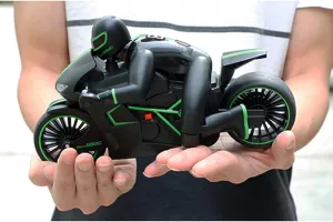 High-Speed Motorcycle, Super Crash-Resistant Front with Cool Lights, 20km/h therapeutic log diversification Speed, Boy Toy Car, Children's Gift RC 1:18 Mini Remote Control Off-Road Motorcycle 2.4G Off-Road Drifting 