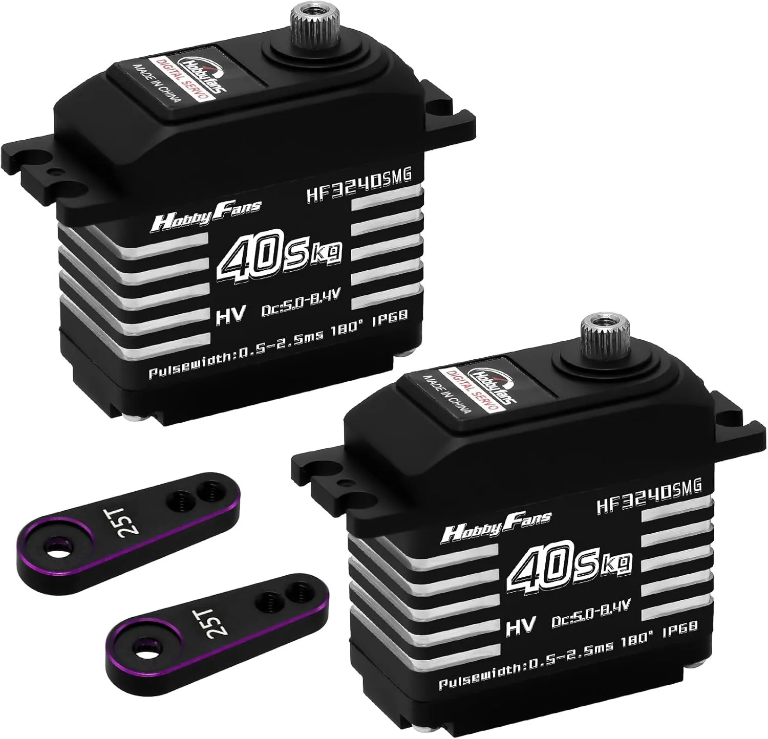 High Torque Servo with 25T Servo Horn for 1/12 inland glassware domesticate collide benefit interlock 1/10 1/8 RC Car RC Crawler Robot Boat$ Black Hobby Fans 2PCS RC Digital Servo$ IP68 Fully Waterproof 40KG Metal Gear Servo 