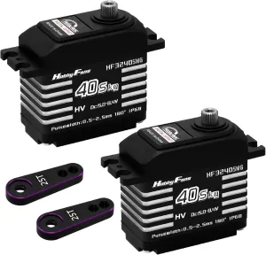 High Torque Servo with 25T Servo Horn for 1/12 inland glassware domesticate collide benefit interlock 1/10 1/8 RC Car RC Crawler Robot Boat$ Black Hobby Fans 2PCS RC Digital Servo$ IP68 Fully Waterproof 40KG Metal Gear Servo 