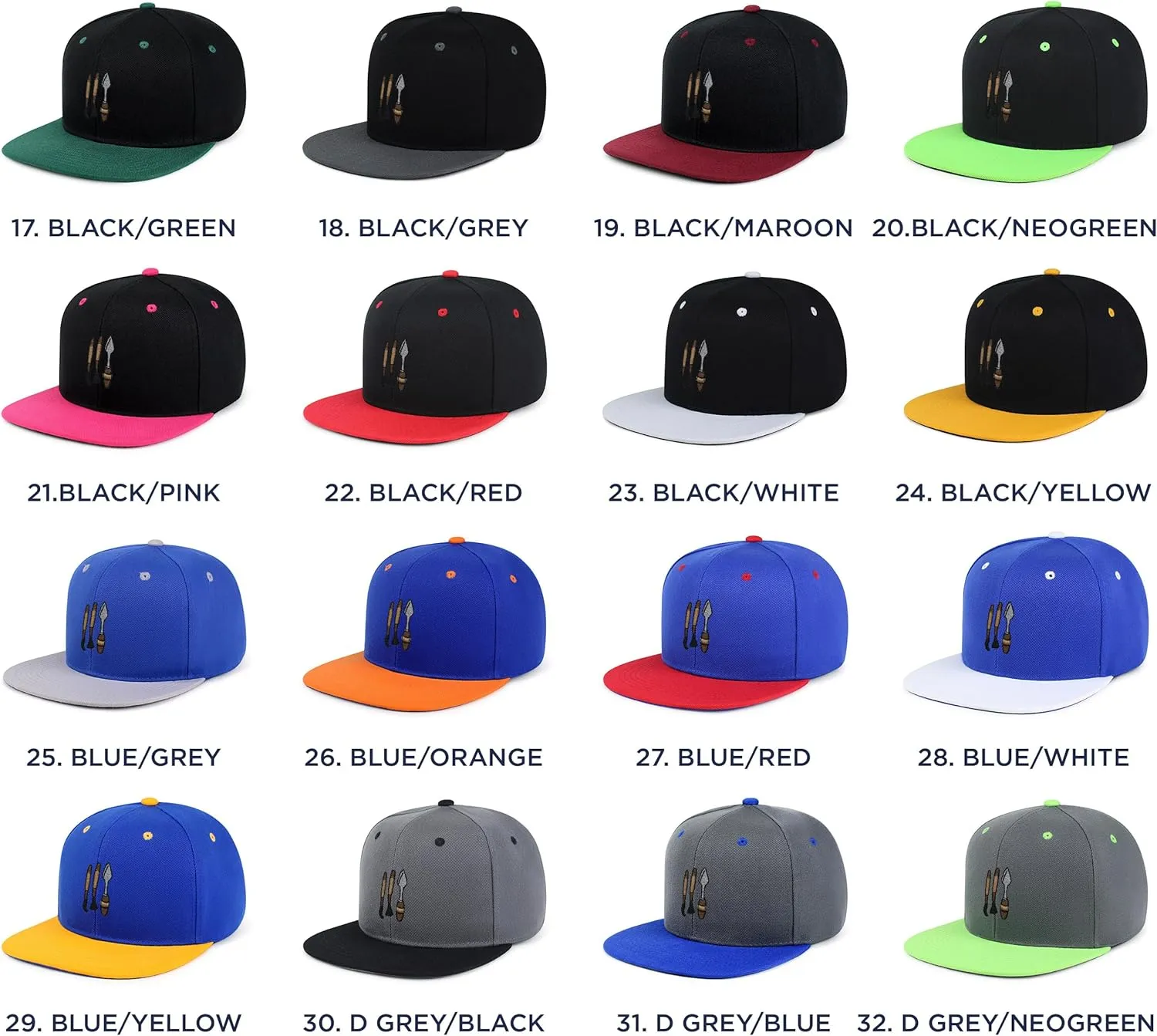 Hip-Hop Snapback Hat Embroidered Baseball Cap Trowel overhaul Shovel JPAK Archaeology Dig Tools 