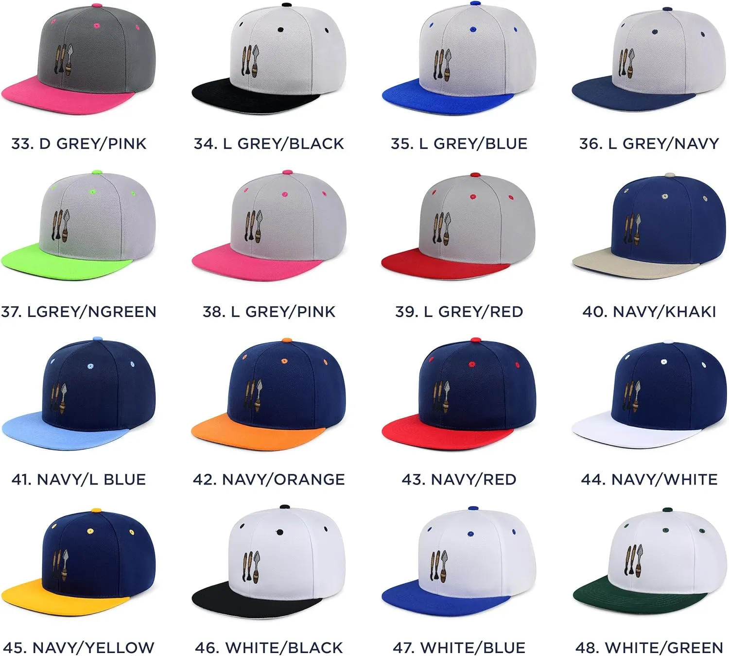 Hip-Hop Snapback Hat Embroidered Baseball Cap Trowel overhaul Shovel JPAK Archaeology Dig Tools 