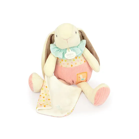 Histoire d'Ours Lapin Ciboulette - Pantin Avec Doudou - 28cm