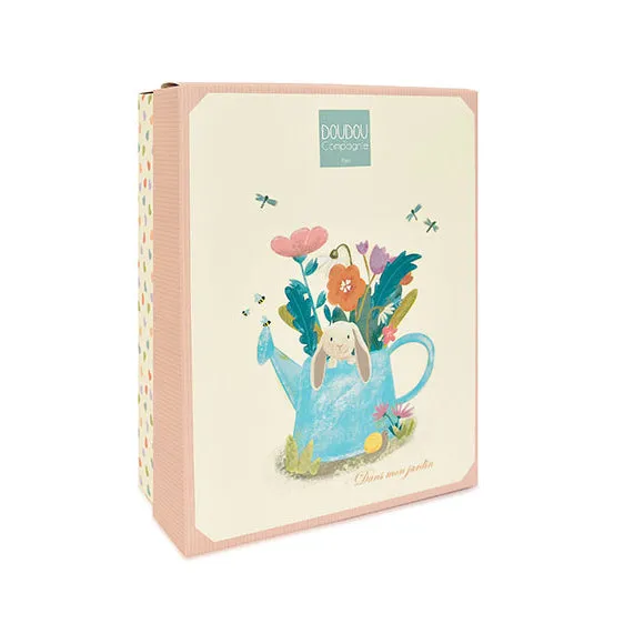 Histoire d'Ours Lapin Ciboulette - Pantin Avec Doudou - 28cm