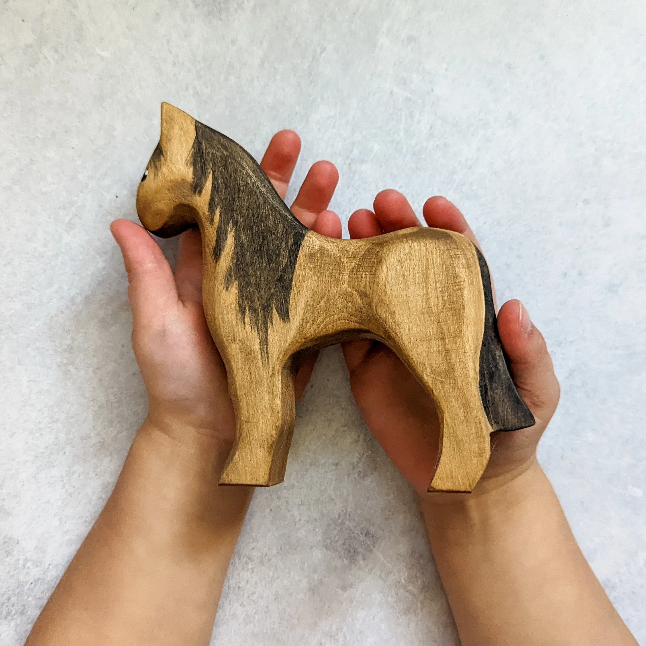 Horse Standing Wooden Toy