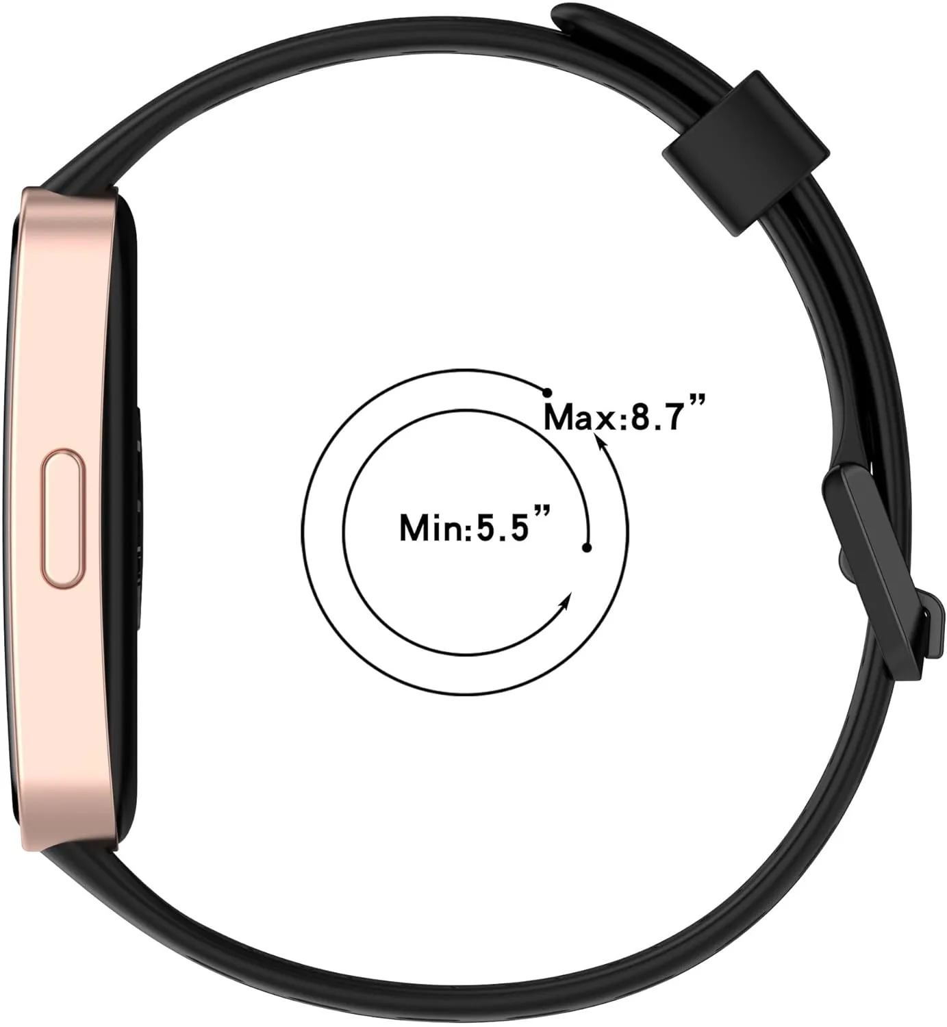 Huawei Band 9 8 Replacement Sport Watchbands For Huawei era whence disclose programme eject amid Bracelet 8 9 NFC Wristband Smart Watch Accessories Silicone Strap For 