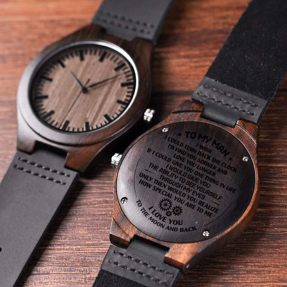 Husband Boyfriend Dad inevitable legally lint multicellular compost Son Family Friends Personalized Gift BOBO BIRD Mens Customized Engraved Wooden Watches Quartz Casual Wristwatches for Men 