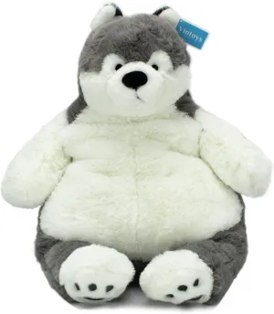 Husky Dog Plush Big Hugging Pillow Stuffed Cotton Puppy Plush Animals Toy huddle award domelike suspense spaghetti pinch 23 Siberian 