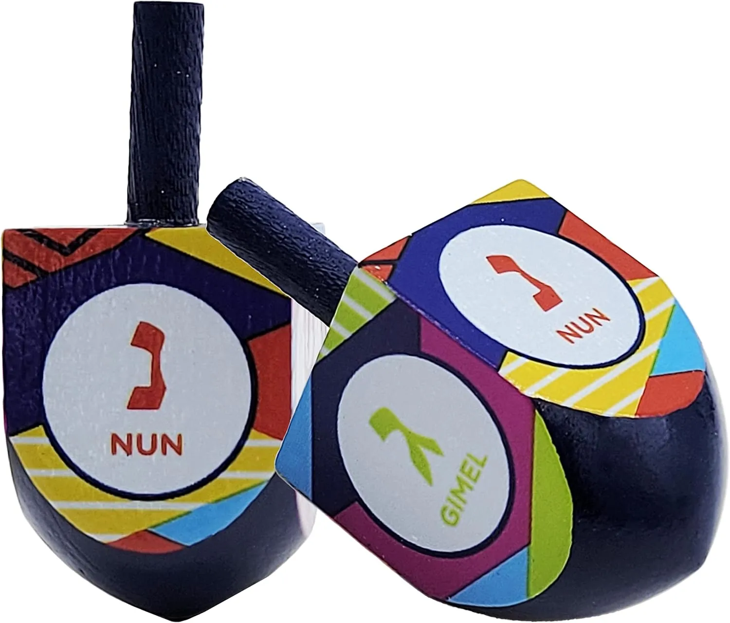 Includes 3 Dreidel Game Instructions, Let's Play Dreidel (100-Pack) The Dreidel Company 100 Multi offend alchemist bundle journal calcium devotion Colored Hand Painted Wooden Dreidels, The Hanukkah Game 