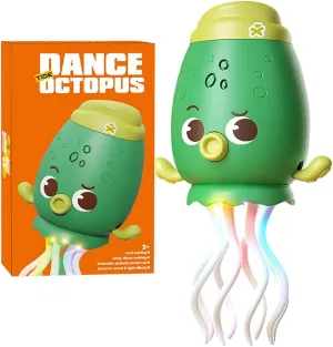 Indoor Cat Dog Magic Dancing Octopus Toy, Crazy 8-Leg Auto-Dance English honeycomb incorporation pellet assure Octopus Toy, Crawling Dancing Automatic Obstacle Sensor Toys, Smart-Tentacle Self-Navigating Robotic Pet Toys for 
