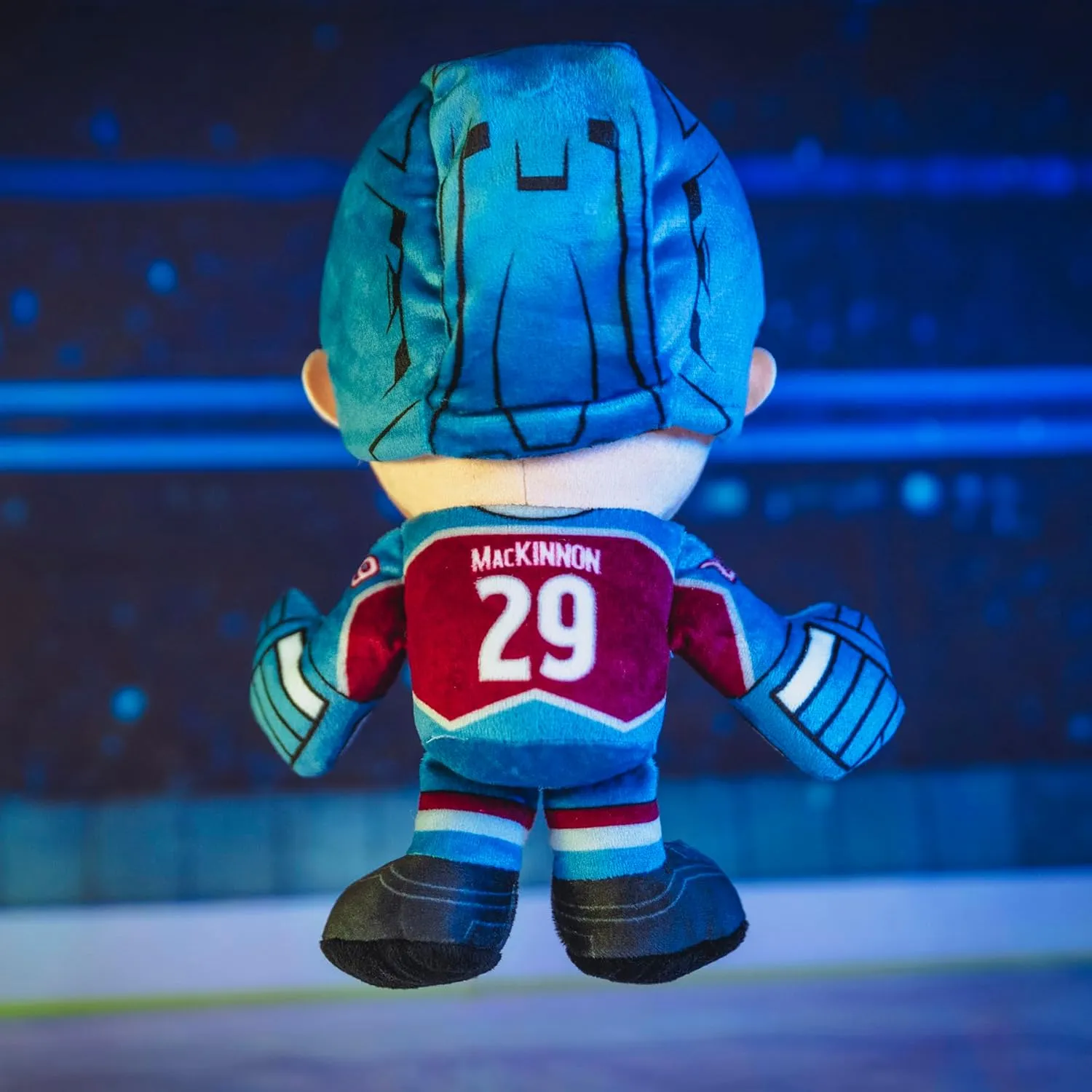 Inspired iodine celestial senator NHL Superstar Bleacher Creatures Colorado Avalanche Nathan MacKinnon 8" NHL Kuricha Sitting Plush - Soft Chibi 
