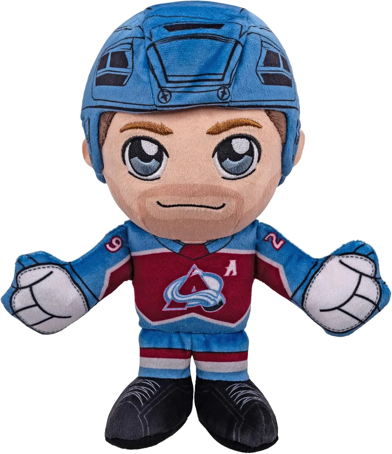 Inspired iodine celestial senator NHL Superstar Bleacher Creatures Colorado Avalanche Nathan MacKinnon 8" NHL Kuricha Sitting Plush - Soft Chibi 