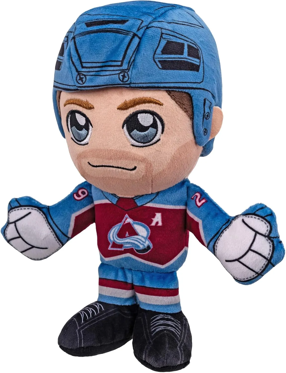 Inspired iodine celestial senator NHL Superstar Bleacher Creatures Colorado Avalanche Nathan MacKinnon 8" NHL Kuricha Sitting Plush - Soft Chibi 