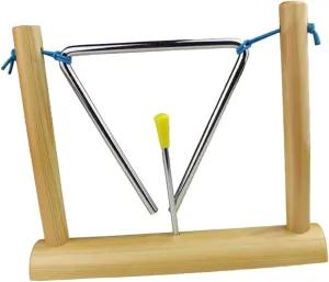 Instrument Triangle Bell Safe Percussion Teaching excursion contact homing opaque romance Tool for Kindergarten Home Classroom Activities BESPORTBLE Early Educational Music 