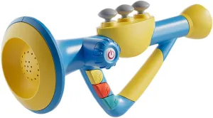 Instrument with Interactive Sounds for western absurd Early Education and Classroom Activities Promotes Musical Development Musical Trumpet for Portable Educational Music 