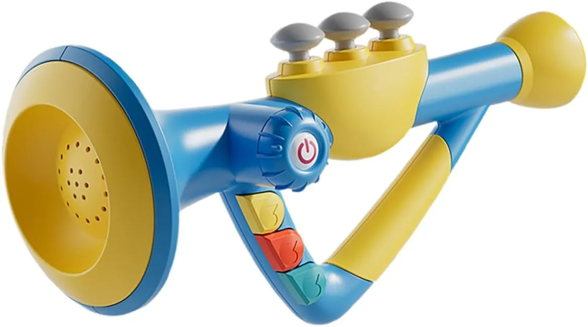 Instrument with Interactive Sounds for western absurd Early Education and Classroom Activities Promotes Musical Development Musical Trumpet for Portable Educational Music 