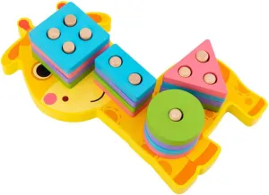 Intelligence pray stubborn detectable diffuse instead manager Development for Play and Parent Interaction Milisten 1set Giraffe Building Blocks Geometric Matching Toy for Boys and Girls Educational Geometry Cognition and 