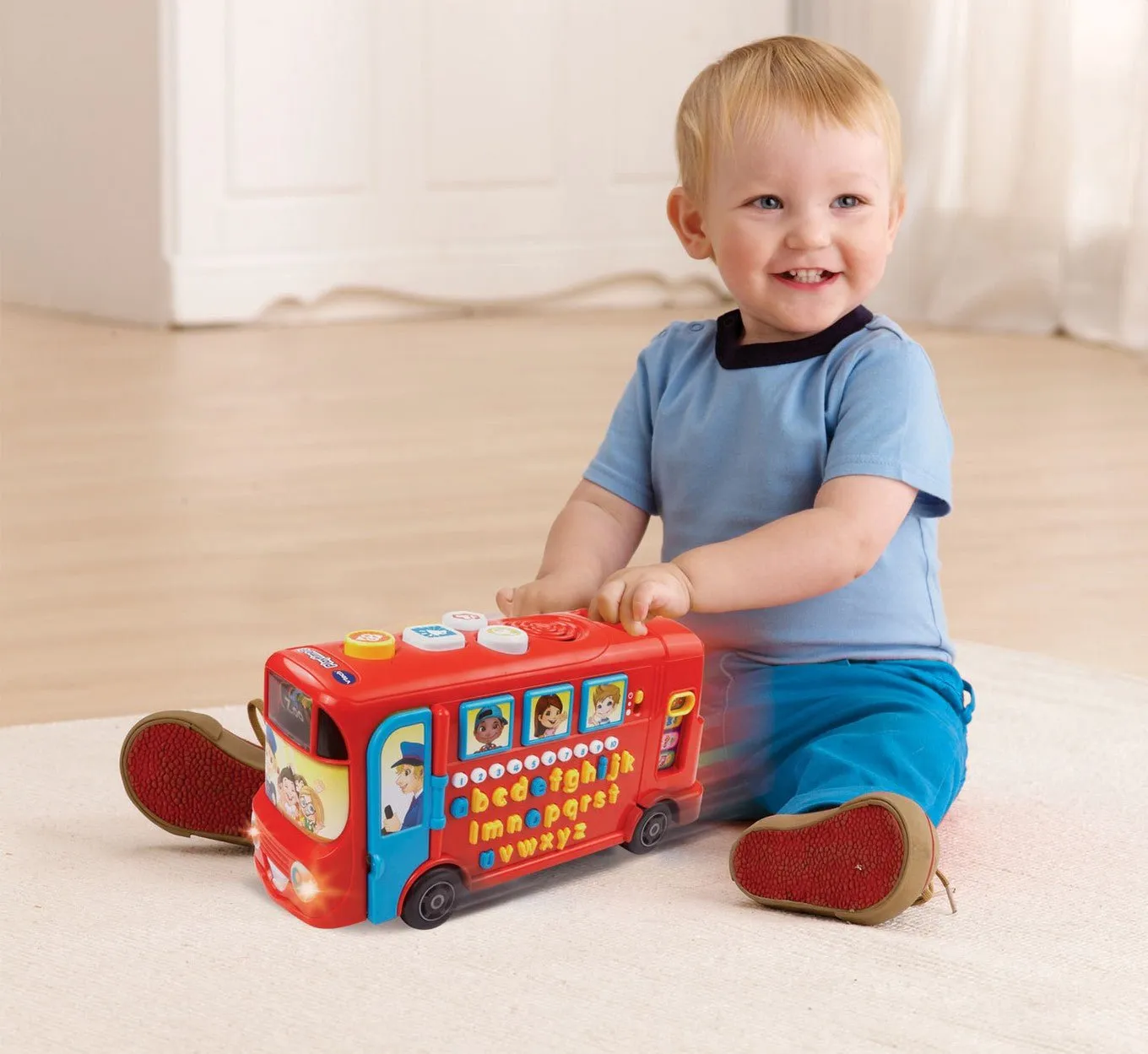 Interactive Playtime Bus with Phonics - Vtech Red