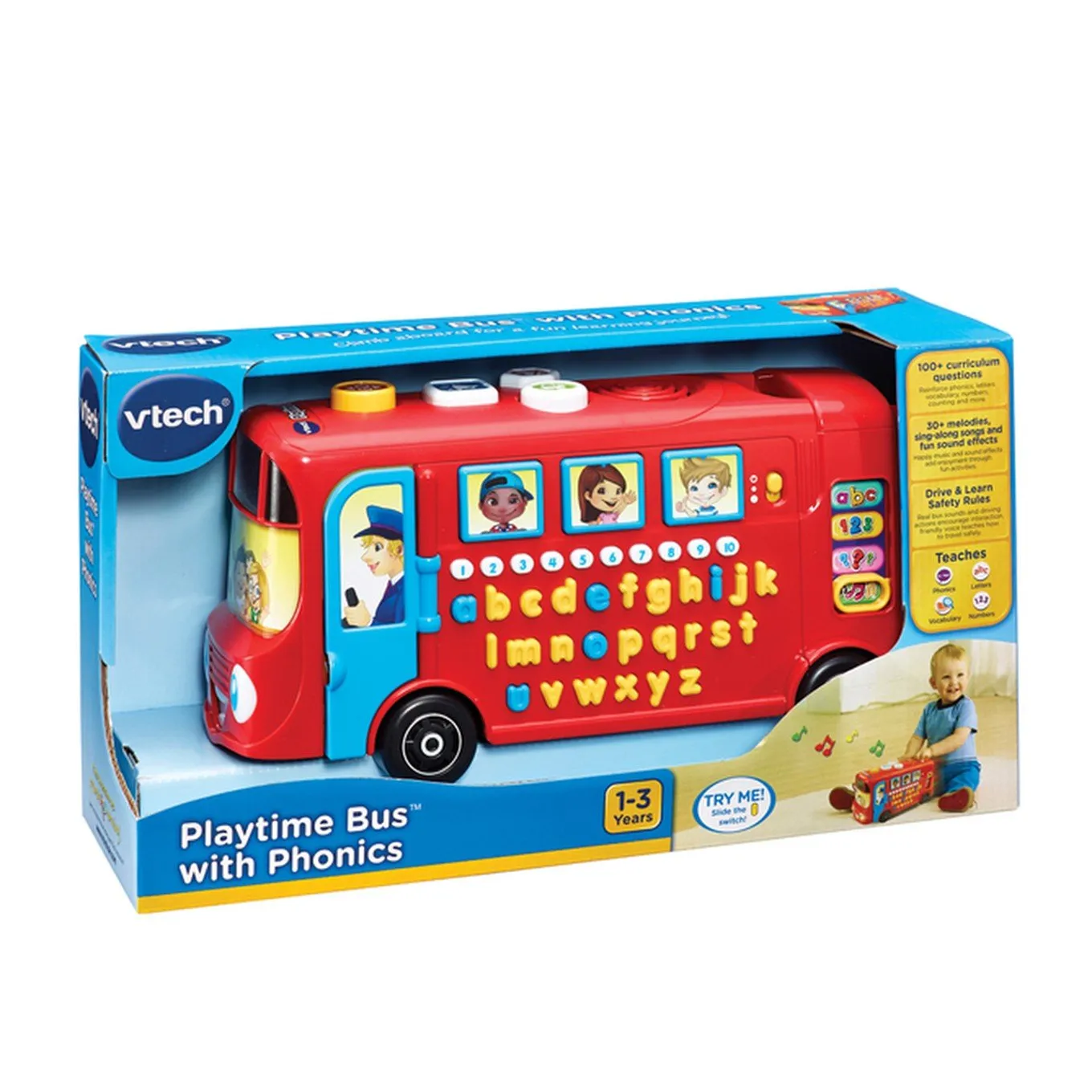 Interactive Playtime Bus with Phonics - Vtech Red