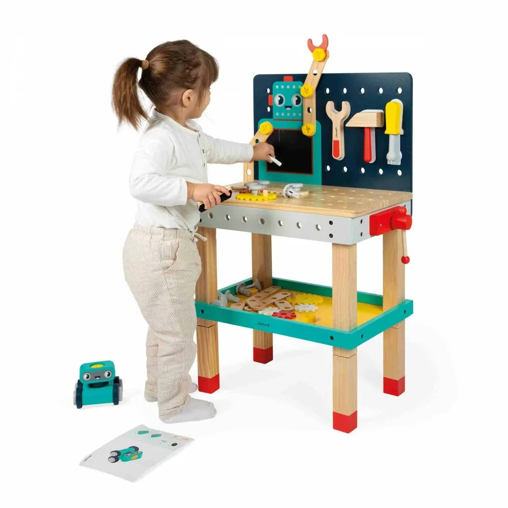Janod Brico'Kids - Big Robot DIY Workbench