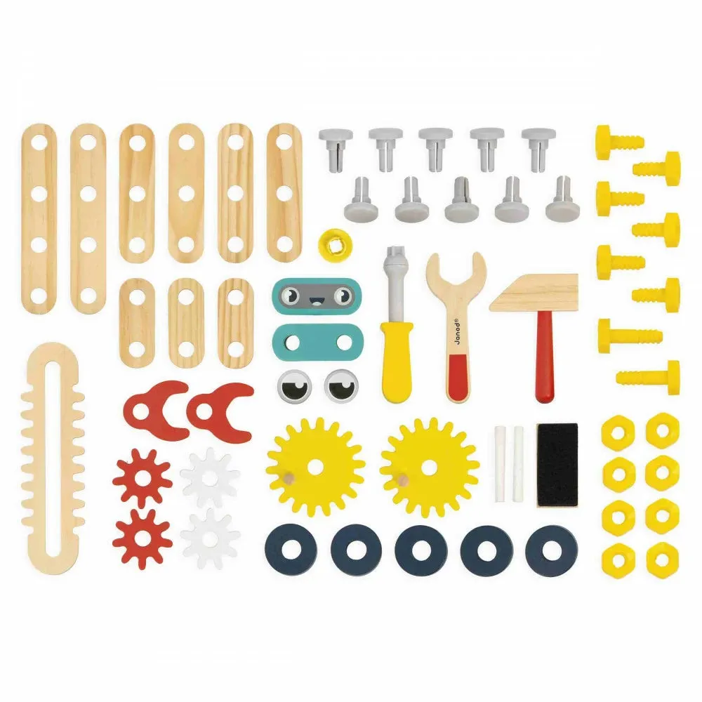 Janod Brico'Kids - Big Robot DIY Workbench