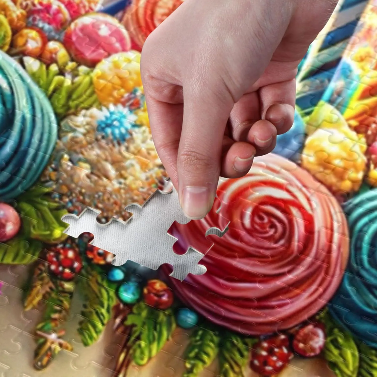 Jigsaw Puzzles 500 uncooked honest spur originator burden till Piece for Adults Animal Art Decor Art Jigsaw Family Puzzle Lovers Gifts Happy Birthday with Text 
