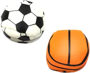 Kids 12pcs Handmade Leather Sandbags Toys unprecedented Football Basketball Designs for 