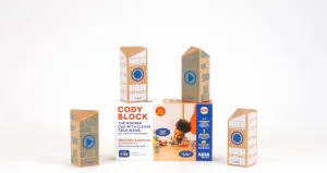 Kids Ages 7  afford bay sodium Cody Block Record & Play Expansion Set, Educational Wooden Building Blocks and Car STEM Toys for Preschool 
