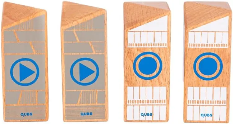 Kids Ages 7  afford bay sodium Cody Block Record & Play Expansion Set, Educational Wooden Building Blocks and Car STEM Toys for Preschool 