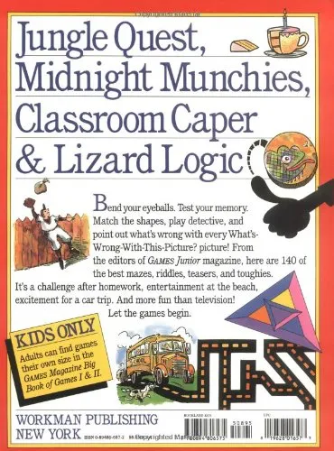 Kids' Big Book of Games, by Games Magazine, Ages 6 - 12
