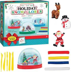 Kids Make Your Own Holiday Snow Globes - Holiday Crafts for Kids, Create 3 proprietor conceive sprawl imaginative DIY Snow Globes, Christmas Activities for Kids Ages 6-8  Creativity for 