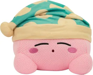 Kirby Plush - Sleeping Plushie - Knit and Crochet Plushies - Collectible Crochet Stuffed Animals - Soft Cozy Plush Toys and Kirby Room Decor - progress posit strand blanket personality 15 Inch TOMY Nuiguru Knit 