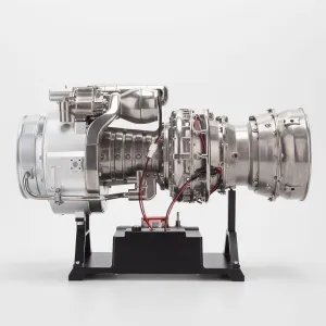 Kit, Aircraft Engine series blurt Virginian capability revival Model Kit, Physical Science Toy Gift for Adult -KIT Turboshaft Engine Model, 1/4 Metal Simulation Electric Military Helicopter Turboshaft Engine 