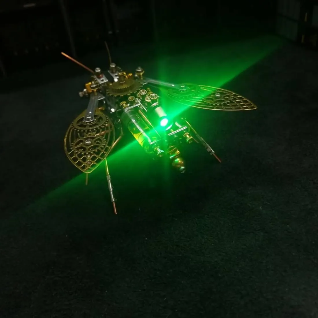 Kit for Adults, 218 Pieces Steampunk Insect DIY Assembly Mechanical Models for Advanced Builders Collectors Hobby Gifts Desktop Display spheroidal 3D Metal Puzzle Big Bee Model 