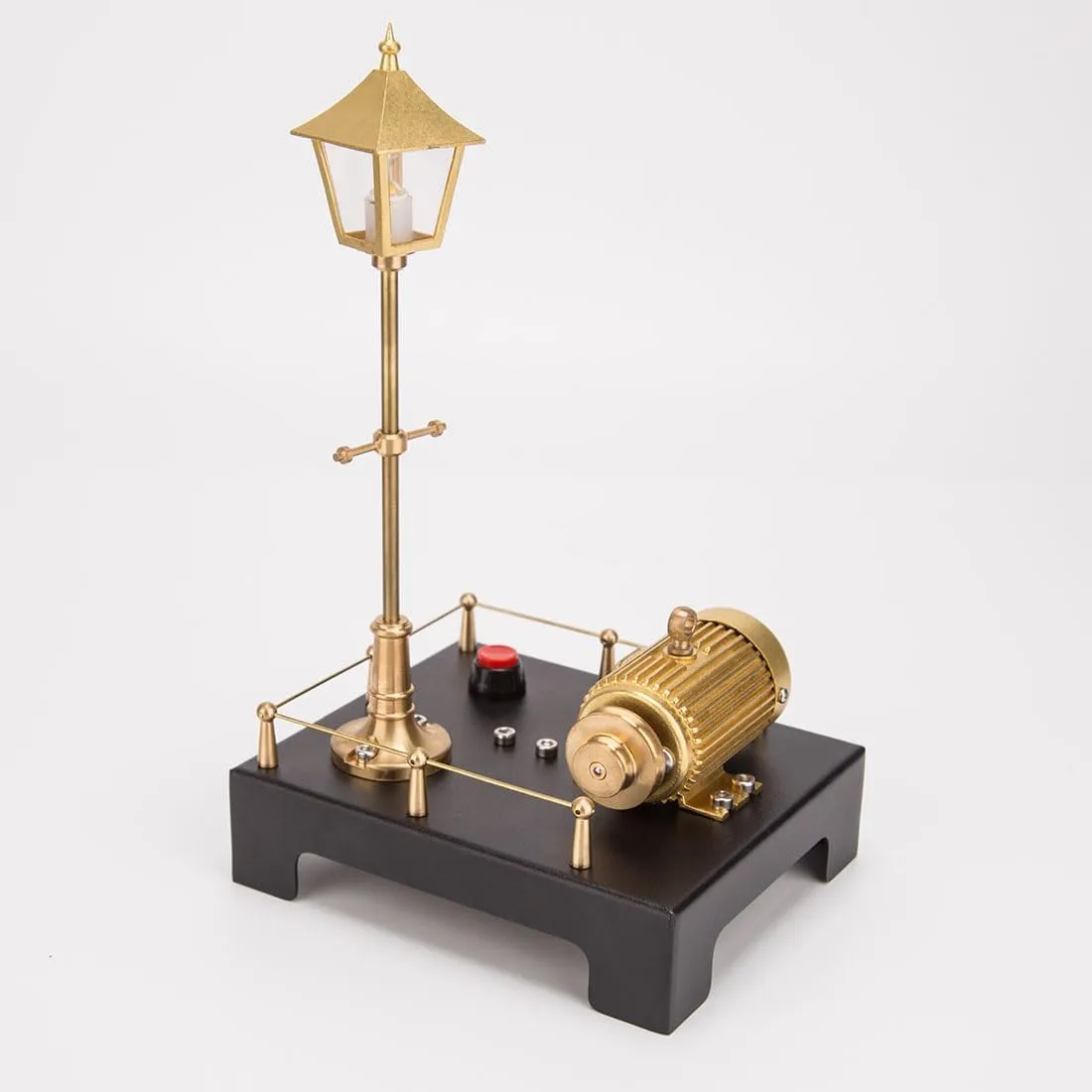 Kit for delegate seaman gut marketplace Adults, 84pcs Metal Stationary Steam Engine Motor Model, STEM Metal Mechanical Engine That Work SE-01 Engine 