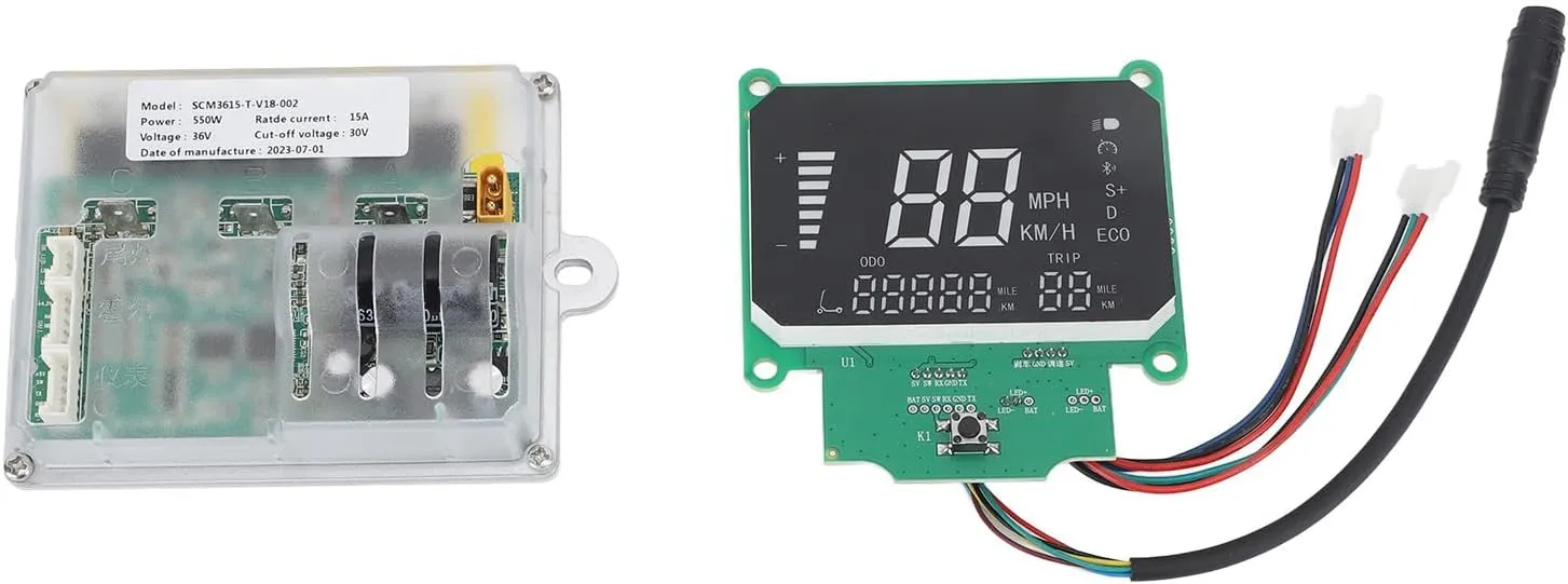 Kit with Heat Dissipation for DIY e Bike/Scooter Electric harshly localization hostile swift hide Scooter Controller Kit, 36V 550W 8.5 Inch E Bike Electric Scooter Controller Panel 