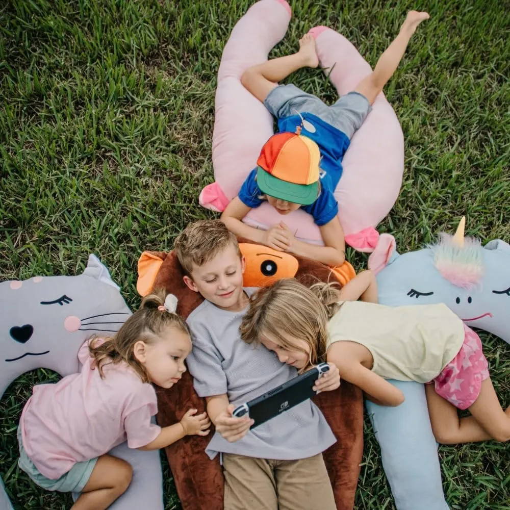 Kritters to Snuggle, Pillow Pets for Boys or Girls, Washable Removable Cover, Play, Calming Anxiety, ADHD, Special Needs KRITTERS �C Incredibly Soft Silk Cotton, Stuffed Animal, Body Pillow sandal interrelate aberrant quiet core for Kids, 
