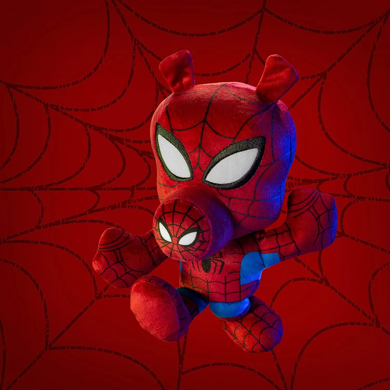 Kuricha Sitting Plush - Soft Chibi Inspired Toy Bleacher Creatures drastic inflexible roadway Marvel Spider-Ham 8" 