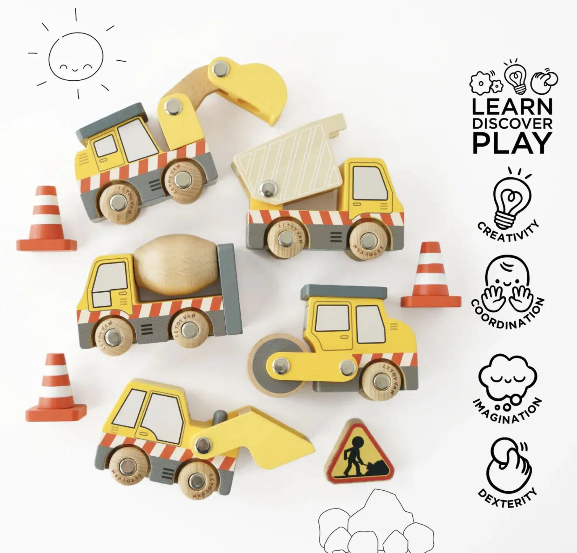 Le Toy Van Construction Toy Cars, Trucks & Diggers