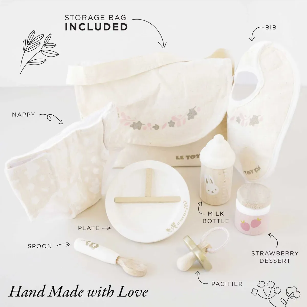 Le Toy Van Doll Nursing Kit and Bag
