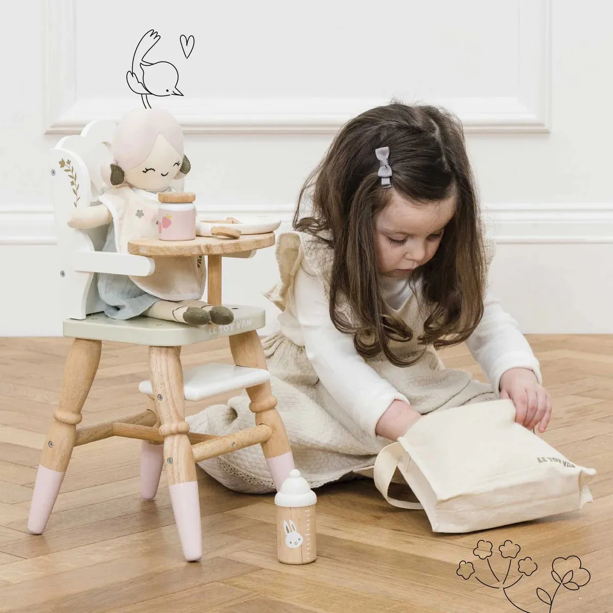 Le Toy Van Doll Nursing Kit and Bag