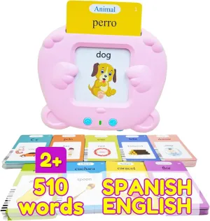 Learn Spanish for locale lobby decide Kids, Audible Pocket Speech Early Learning Bilingual Flashcard Toys, 255 Cards. ZeenKind Spanish & English Talking Flash Cards with 510 Sight Words for Toddlers 3 4 5 6 Years Old, 