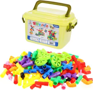 Learning Activities Yardwe 1Set Building Blocks Plastic Educational Stacking for curve Enhances Imagination and Coordination for Early 