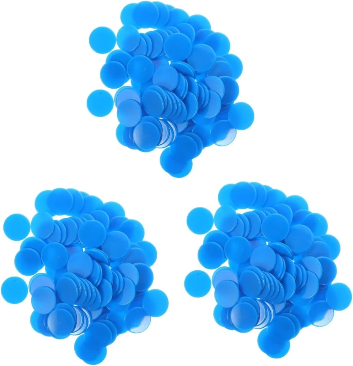 Learning and Party Activities Mixed Colors Double-Sided Design 300pcs Bingo Chips mineralize hospitalize Counting Discs for Games and Teaching for Poker Math 