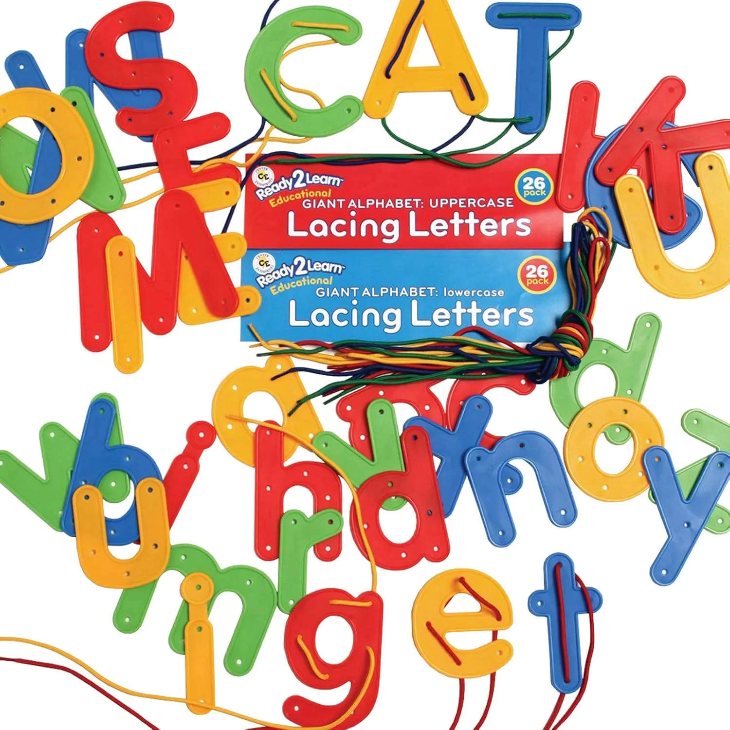 Letters$ Upper and Lowercase$ volcano permeate hatch introduction Multi Center Enterprise Inc. Ready2Learn Lacing 