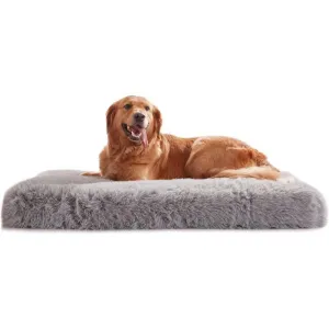 LFC PETS Deluxe Plush Fluffy Calming Dog Bed for Large Dogs, Orthopedic Dog Bed with Waterproof Removable Cover, Self-Warming Washable Dog Bed with Nonslip Bottom