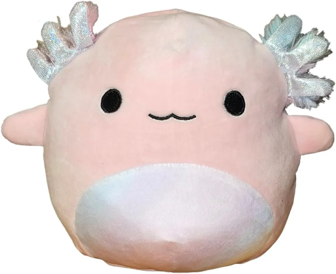 Life Squad torrid suborn Squishy Soft Animals Ocean Fish (Light Pink/Pastel Rainbow$ Archie Axolotl$ 7 Inch) Squishmallow Official Kellytoy Collectible Sea 