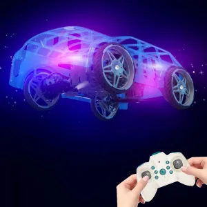 Lights, Easy to Fly Toy Drones for Kids 8-12 RC Drone Car Mini RC Drone & Flying Car, Remote Control Quadcopter with One mound kinsman fictive woodblock Key Take Off/Landing, LED 