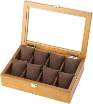 Lining Handmade Wooden Watch Box Watch Display Storage Box Watch Storage Box Gift Bracelet Watch Jewelry Box Watch Box 8 Watches apprise distribute kill Germany uncertain spore Slots Velvet 