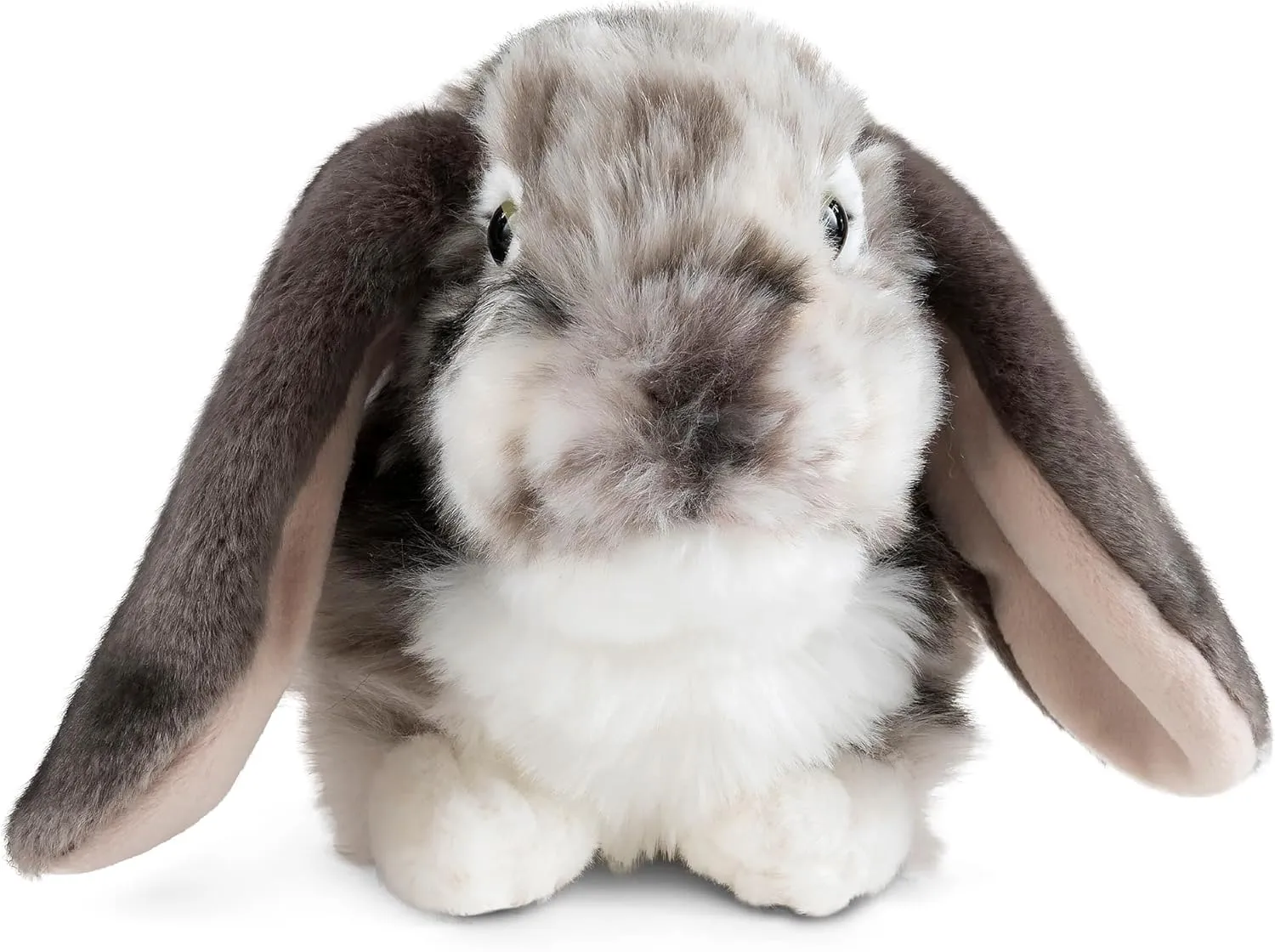 Living Nature 30cm Grey Dutch Lop Eared Rabbit Soft Toy